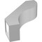 Ekena Millwork 5-in. W x 18-in. D x 24-in. H Geneva Architectural Grade PVC Knee Brace BRCP05X18X24GNV - alternate 6